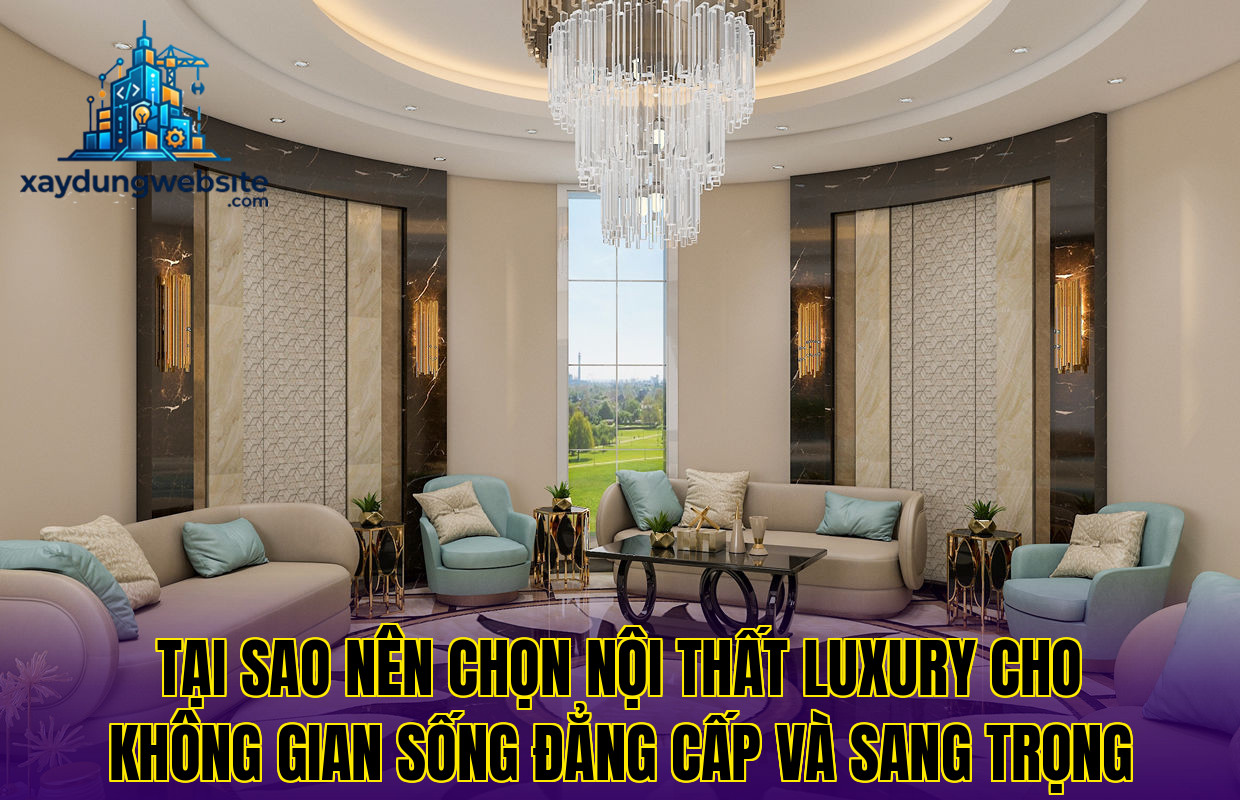 tại sao nên chọn nội thất luxury cho không gian sống đẳng cấp và sang trọng