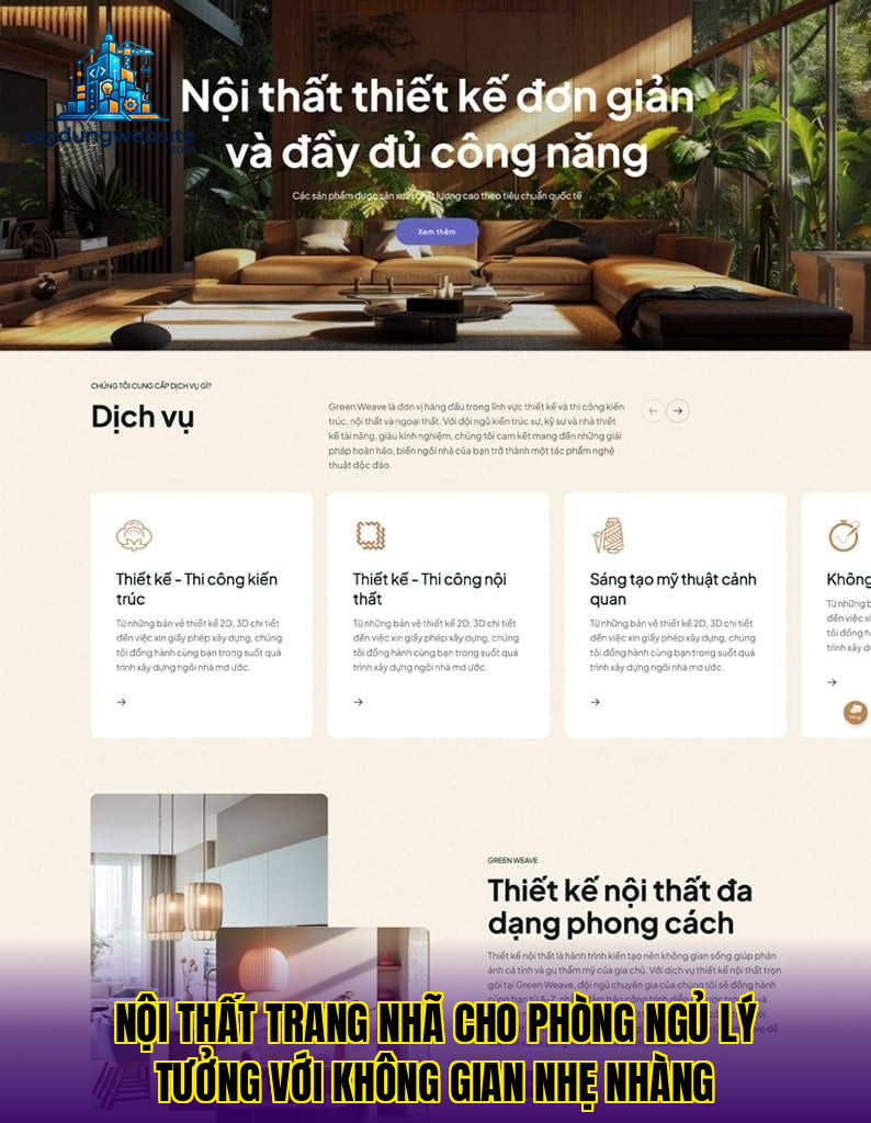nội thất trang nhã cho phòng ngủ lý tưởng với không gian nhẹ nhàng