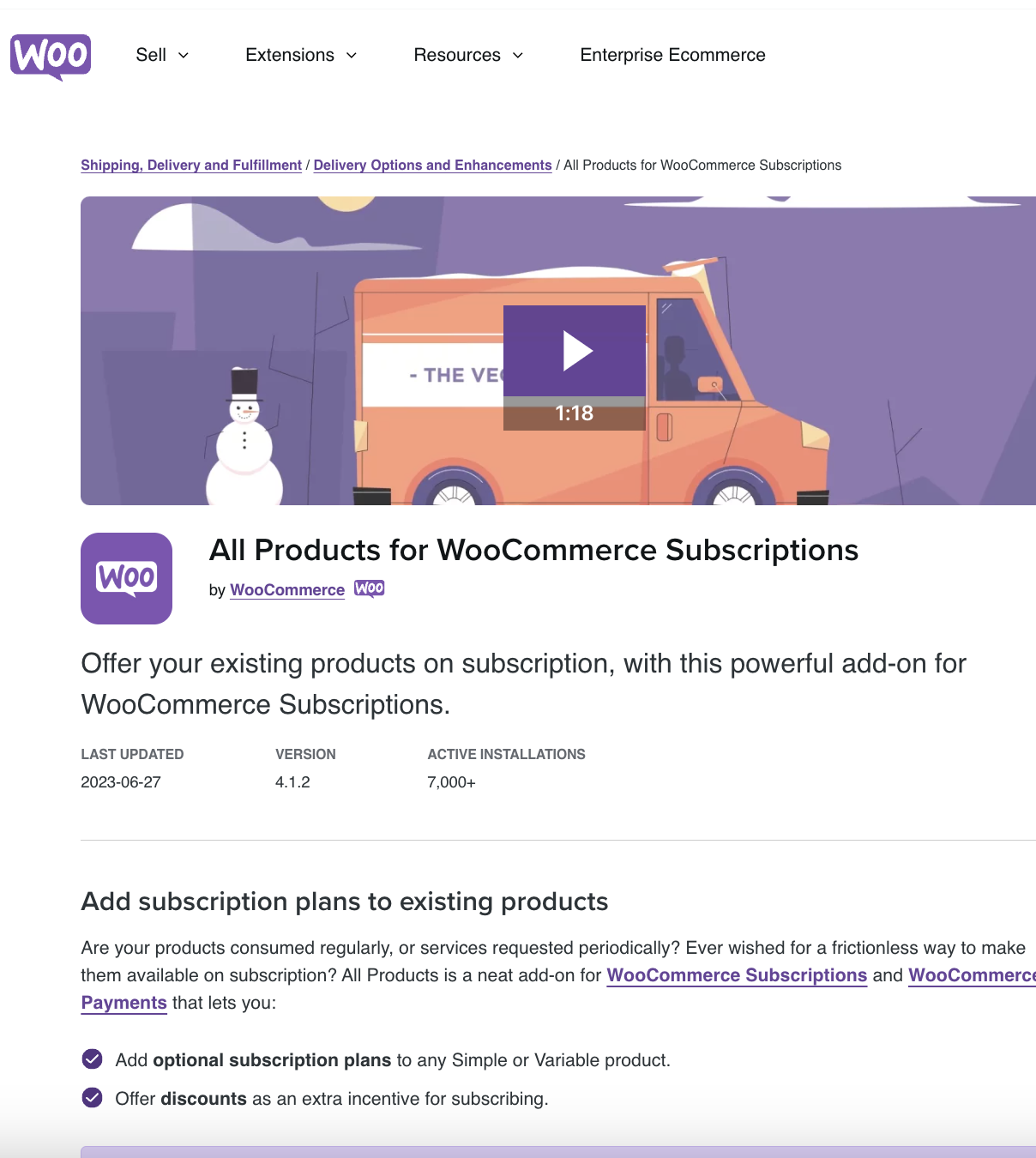All Products For Woocommerce Subscriptions