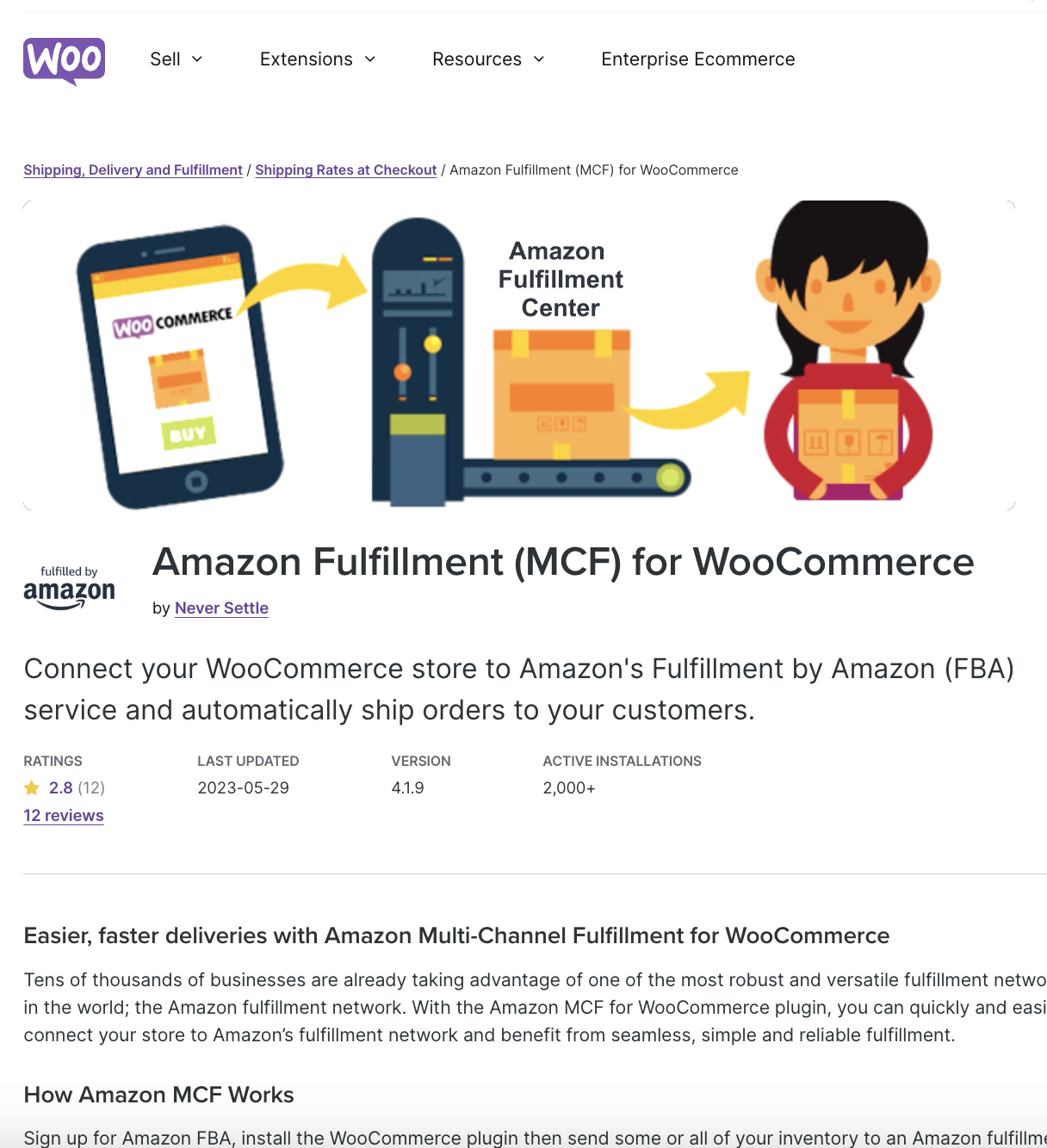 Amazon Fulfillment Mcf For Woocommerce