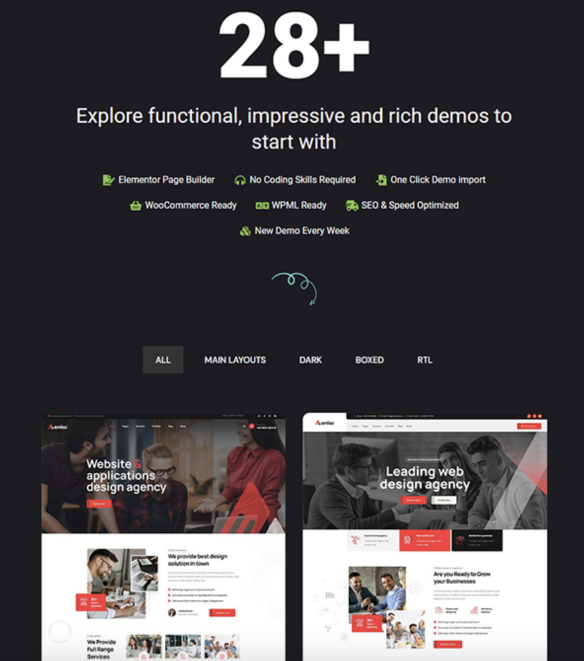 Amiso Web Design Agency Theme