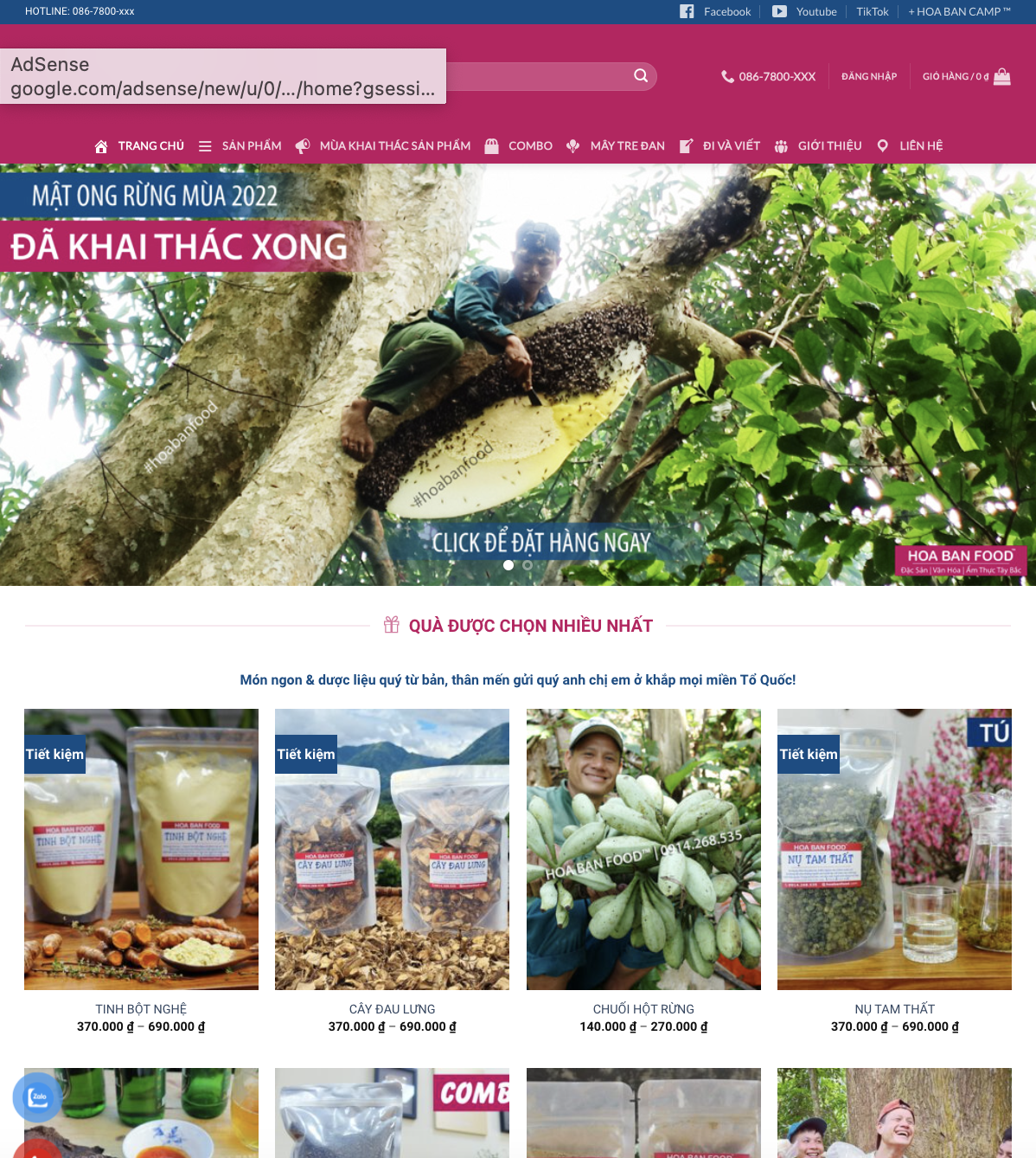 Bán Đặc Sản Hoa Bán Food