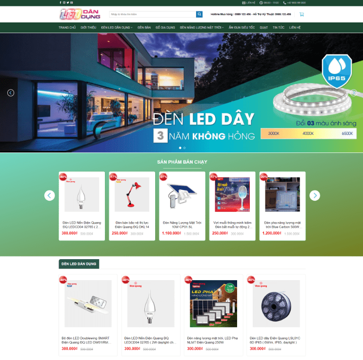 Bán Đèn Led Thiết Bị Điện Dân Dụng