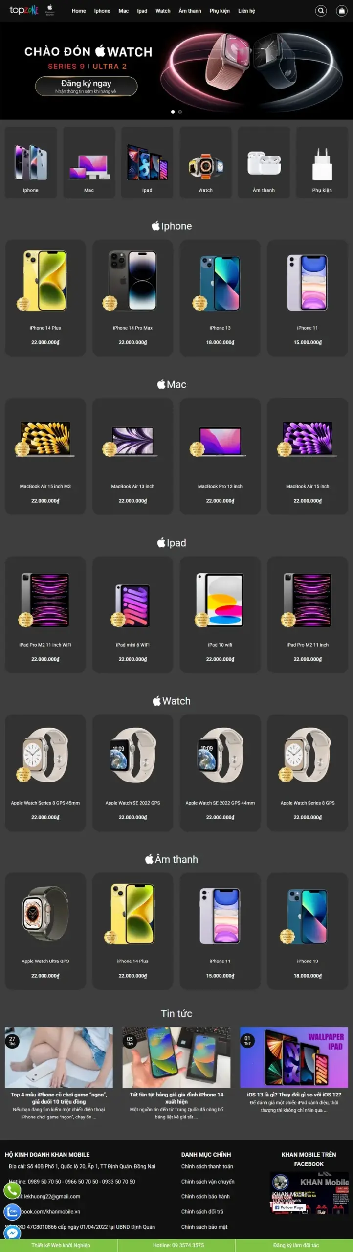 Bán Điện Thoại Giống Topzone