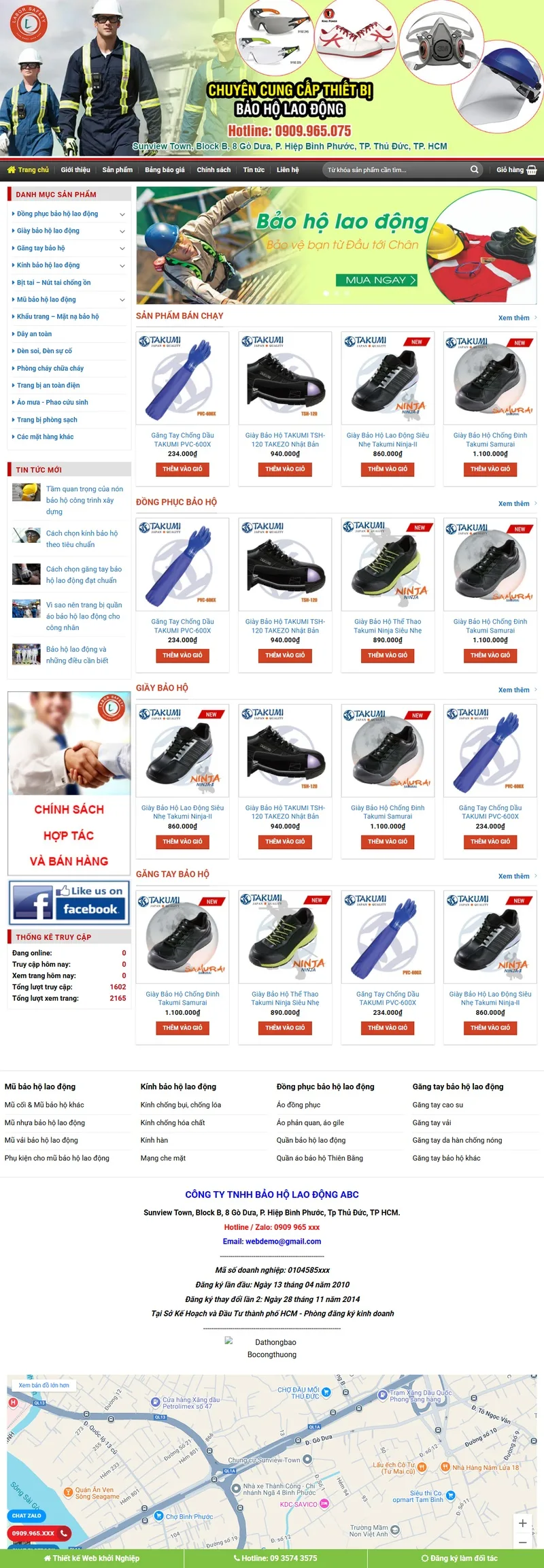 Bán Đồ Bảo Hộ Lao Động