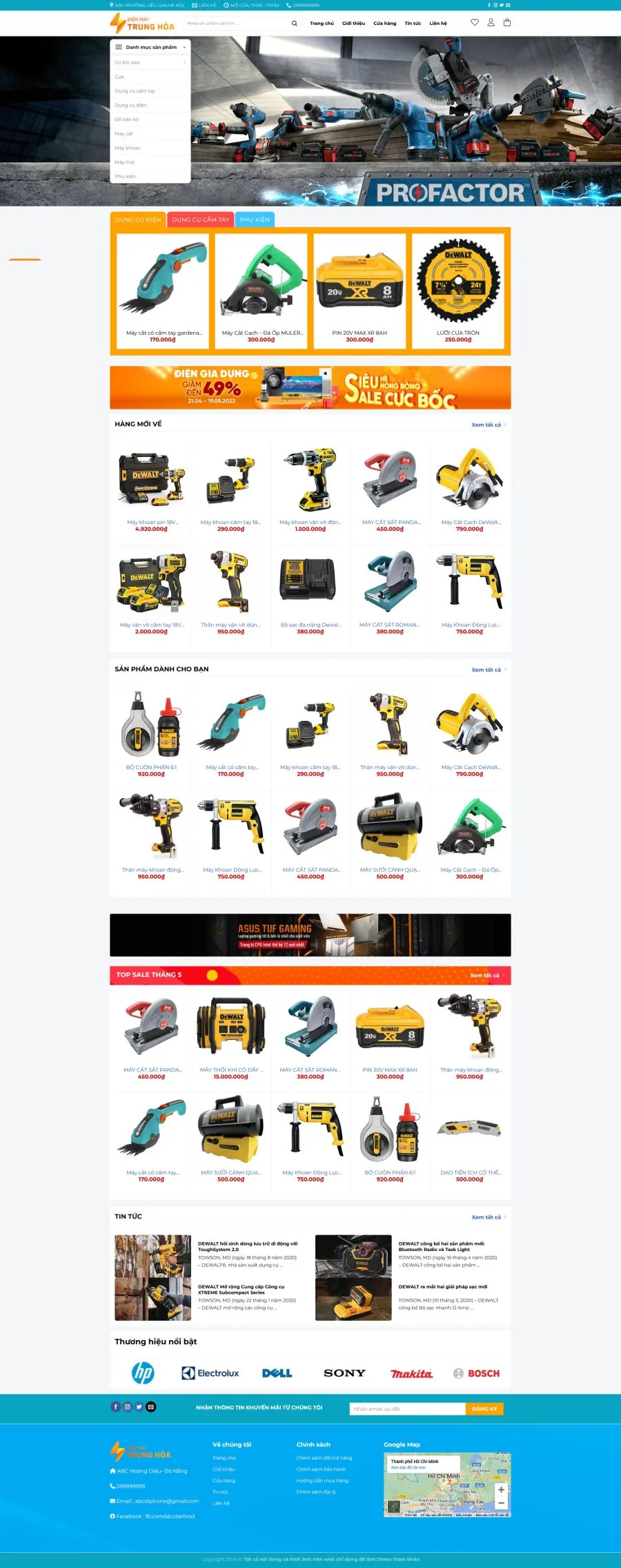 Bán Đồ Điện Cơ