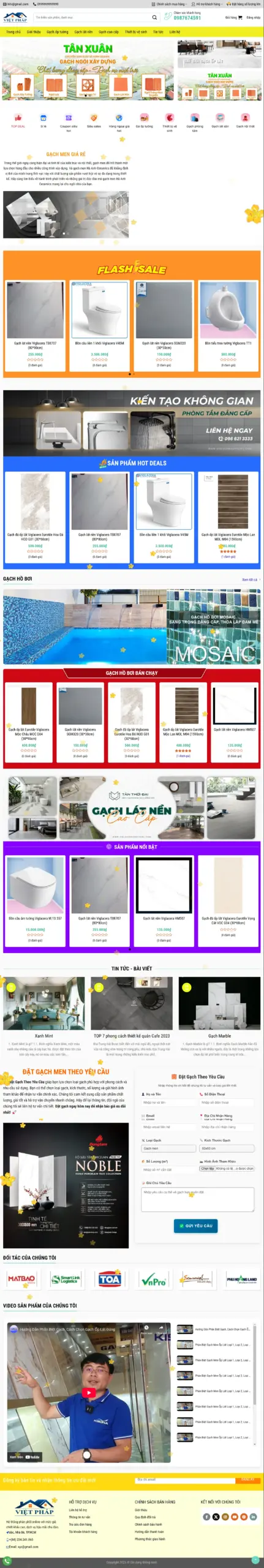 Bán Gạch Và Thiết Bị Vệ Sinh