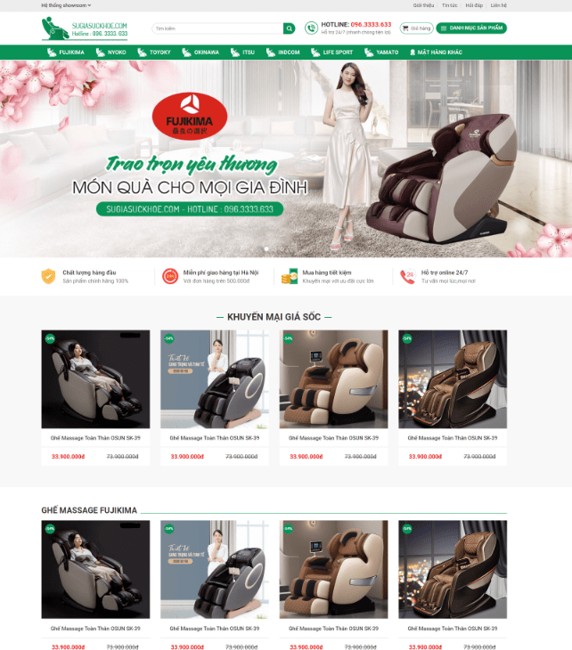 Bàn Ghế Massage 3