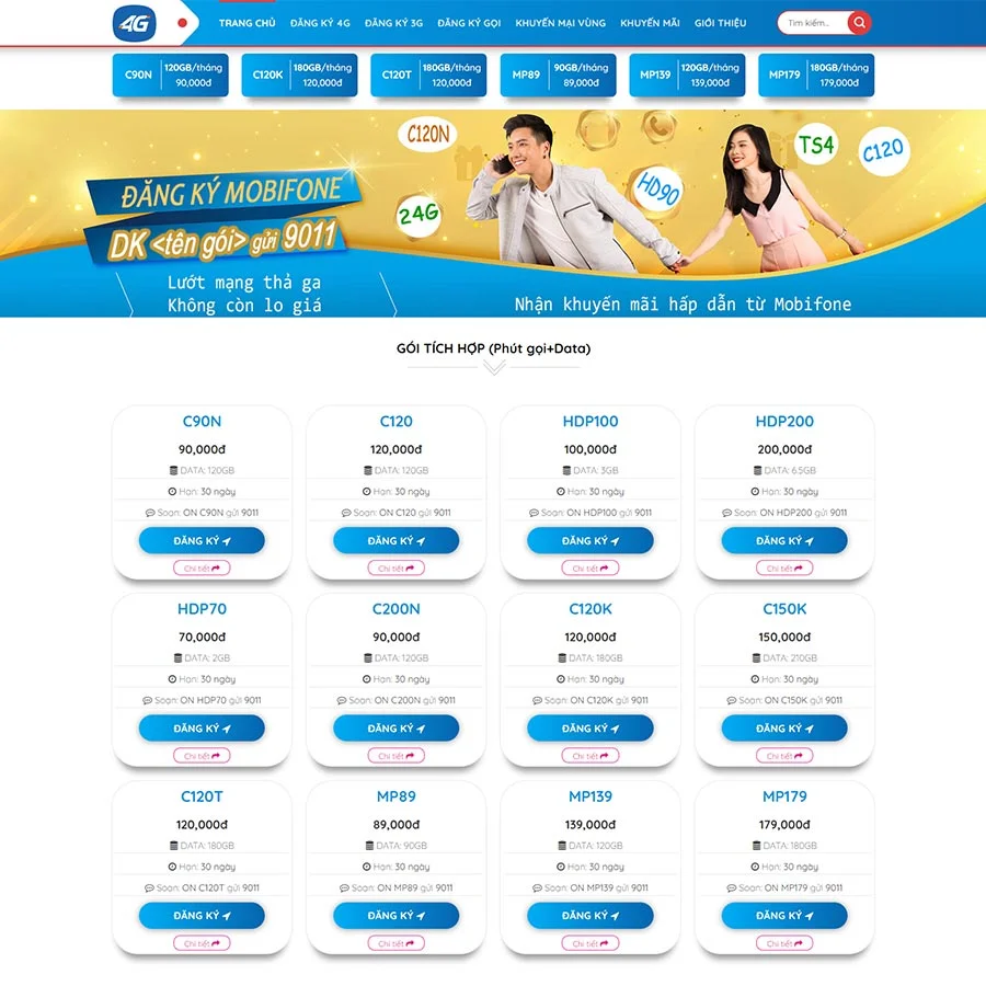 Bán Gói Cước Điện Thoại