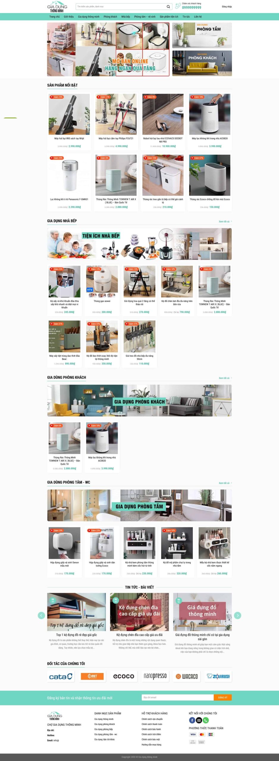 Bán Hàng Gia Dụng Home Shop 01 Giá Rẻ SEO Nhanh