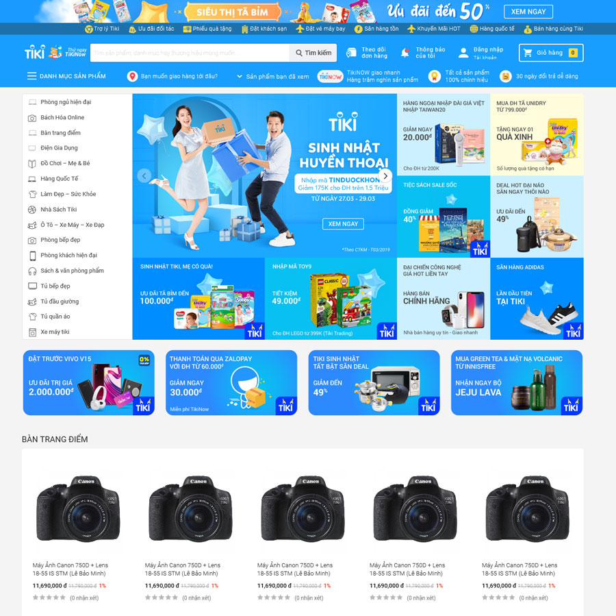 Bán Hàng Giống Tiki