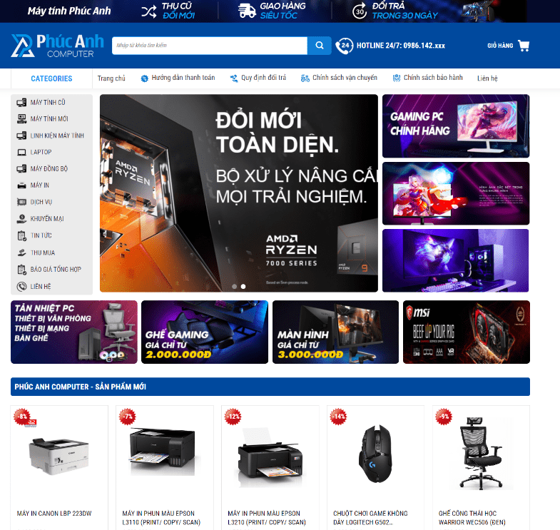 Bán Máy Tính 4 Đẹp Chuẩn SEO