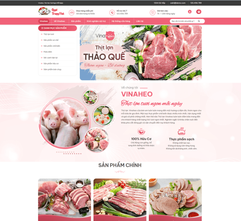 Bán Thịt Heo Xúc Xích