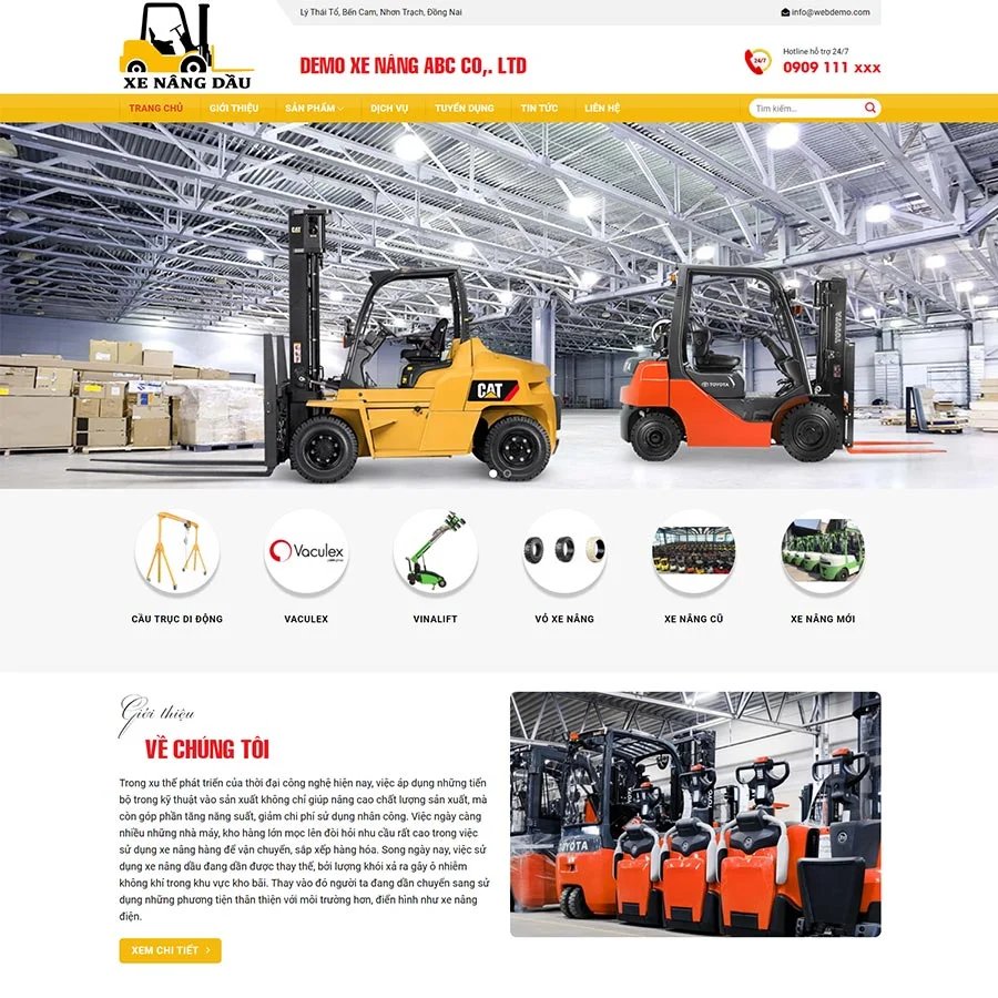 Bán Xe Và Thiết Bị Nâng Hàng Hóa