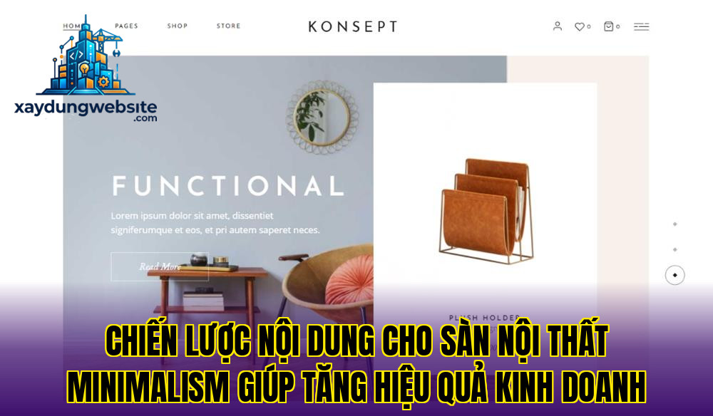 chiến lược nội dung cho sàn nội thất minimalism giúp tăng hiệu quả kinh doanh