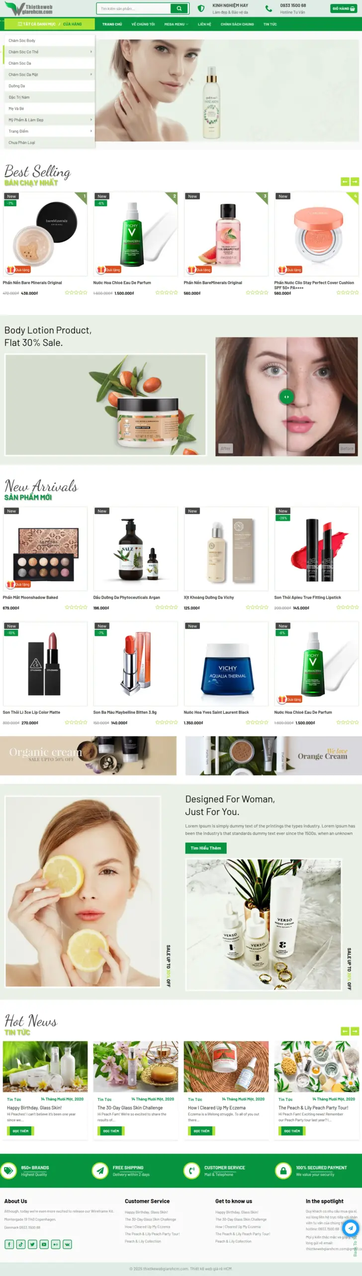 Chăm Sóc Sắc Đẹp Và Mỹ Phẩm