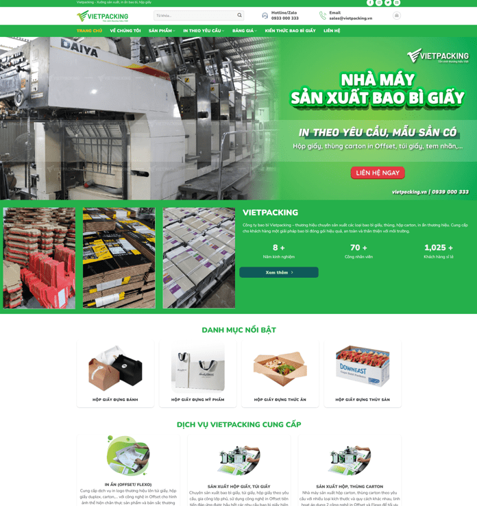 Công Ty Sản Xuất Hộp Giấy Và In Bao Bì