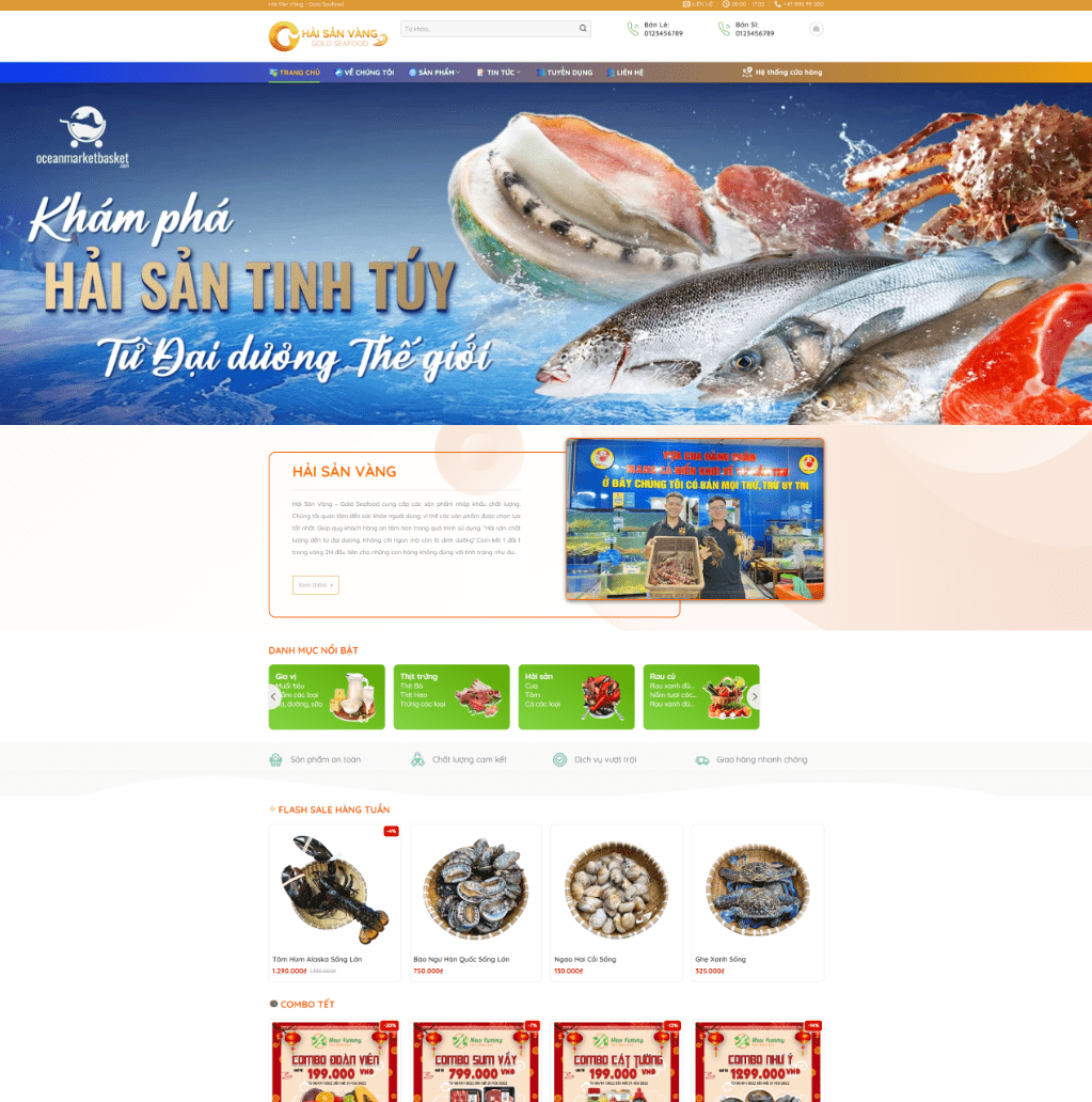 Cửa Hàng Bán Đồ Hải Sản 04