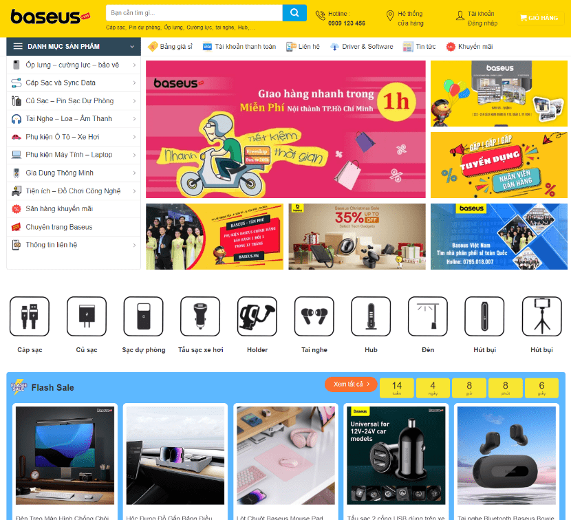 Cửa Hàng Điện Thoại Giống Baseus