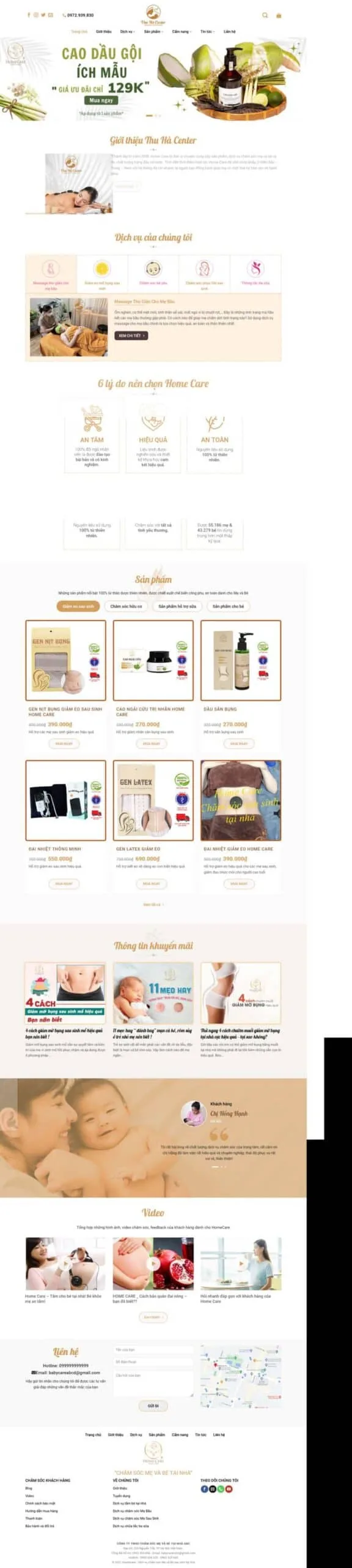 Dịch Vụ Chăm Sóc Mẹ Và Bé