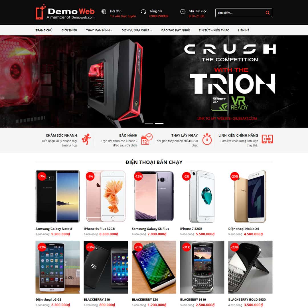 Dịch Vụ Chăm Sóc Sửa Chữa Điện Thoại