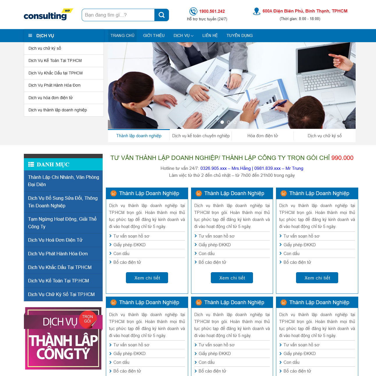 Dịch Vụ Thành Lập Doanh Nghiệp Chữ Ký Số