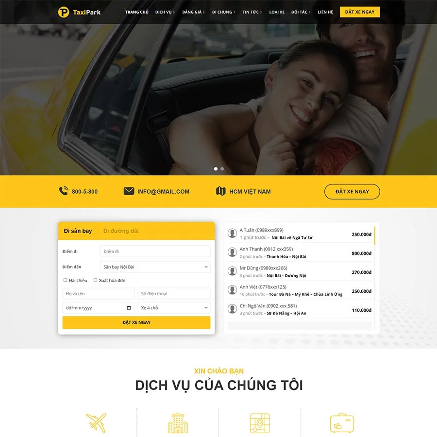 Dịch Vụ Thuê Xe Taxi 05