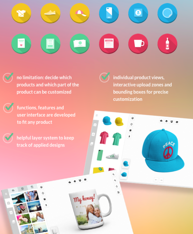 Fancy Product Designer Woocommerce WordPress
