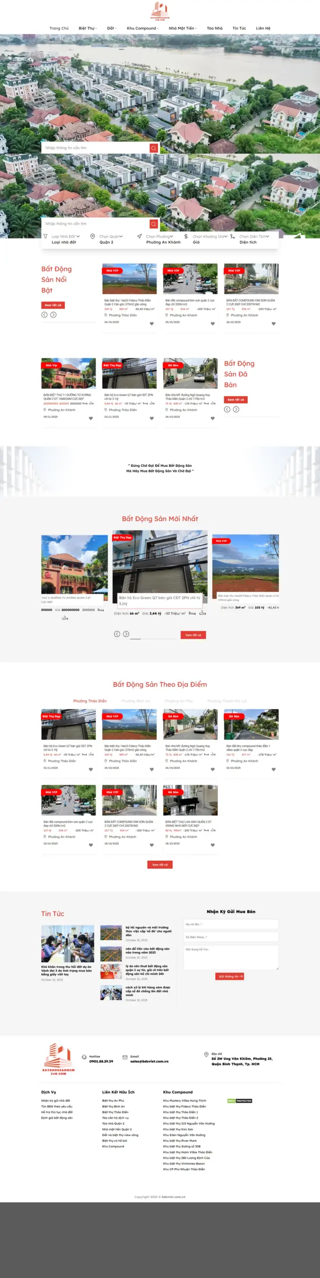 Fullcode Bất Động Sản Chuẩn SEO Giá Rẻ