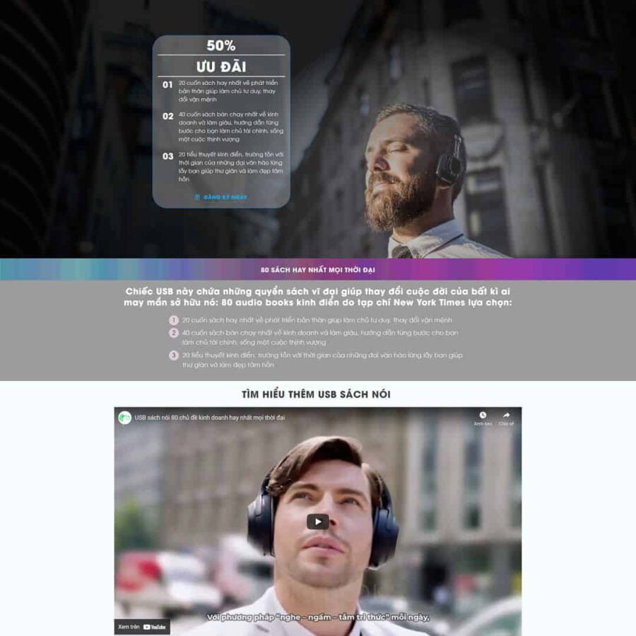 Giới Thiệu Bán Sản Phẩm Sách Nói Qua Usb