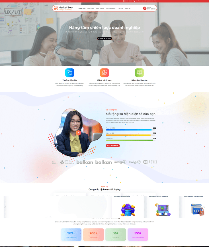 Giới Thiệu Công Ty Thiết Kế Web Agency 8
