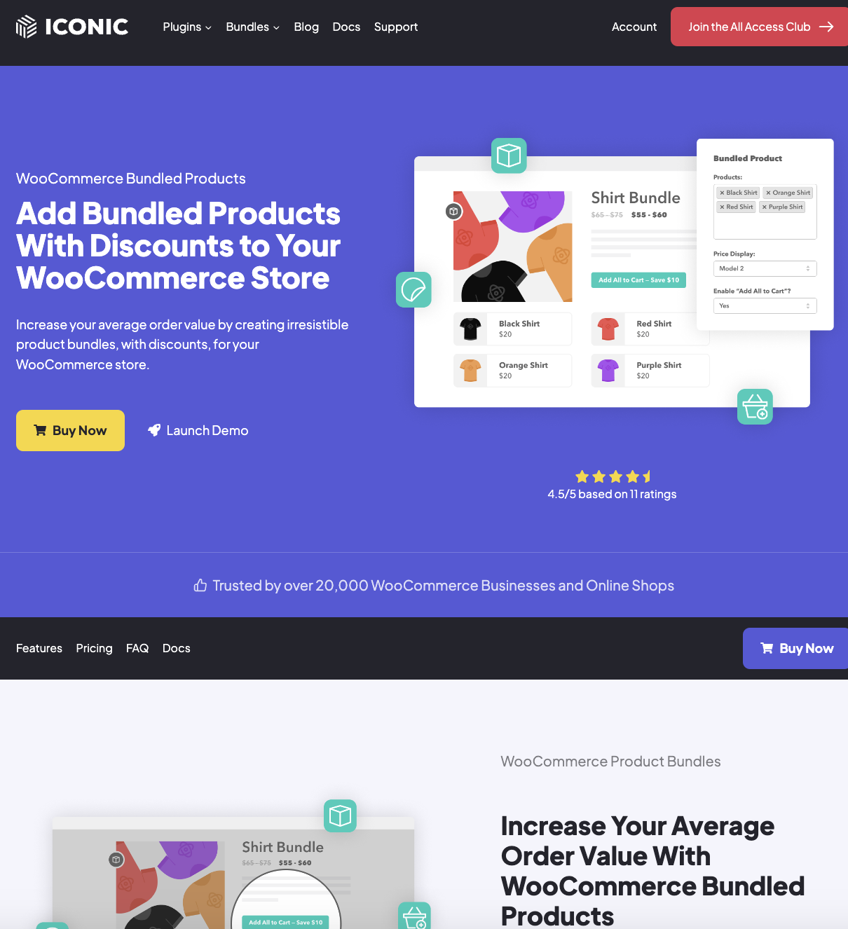 Iconic Woocommerce Bundled Products