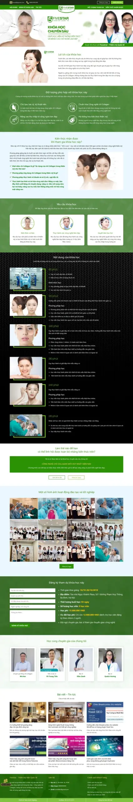 Khóa Học Làm Đẹp Học Trang Điểm Spa