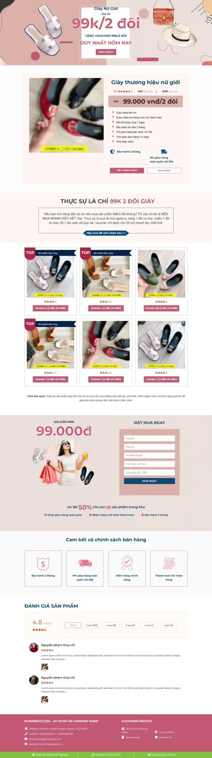 Landing Page Bán Đẹp