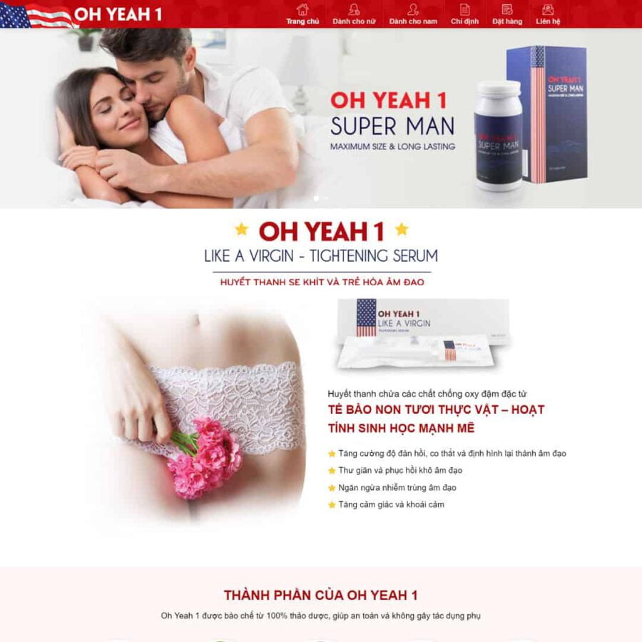 Landing Page Bán Thực Phẩm Chức Năng 04