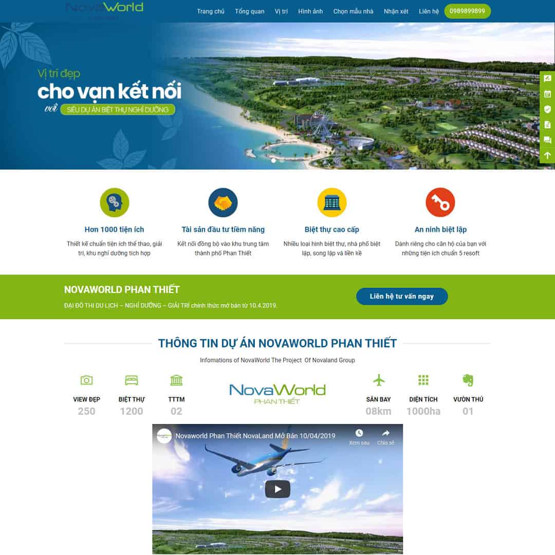 Landing Page Bất Động Sản 06