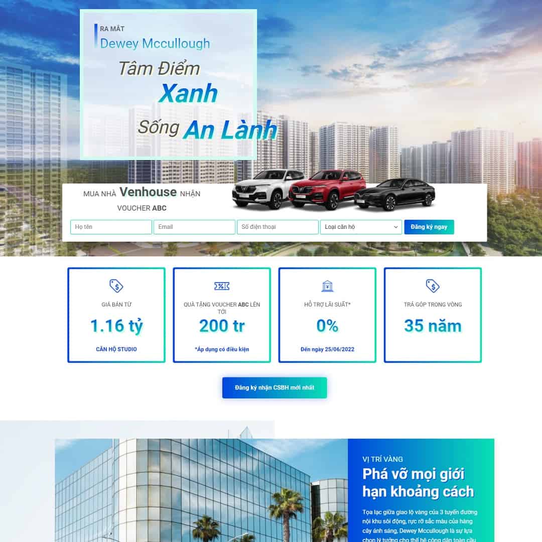 Landing Page Bất Động Sản 10