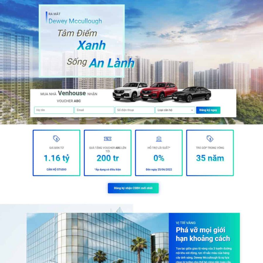 Landing Page Bất Động Sản 10