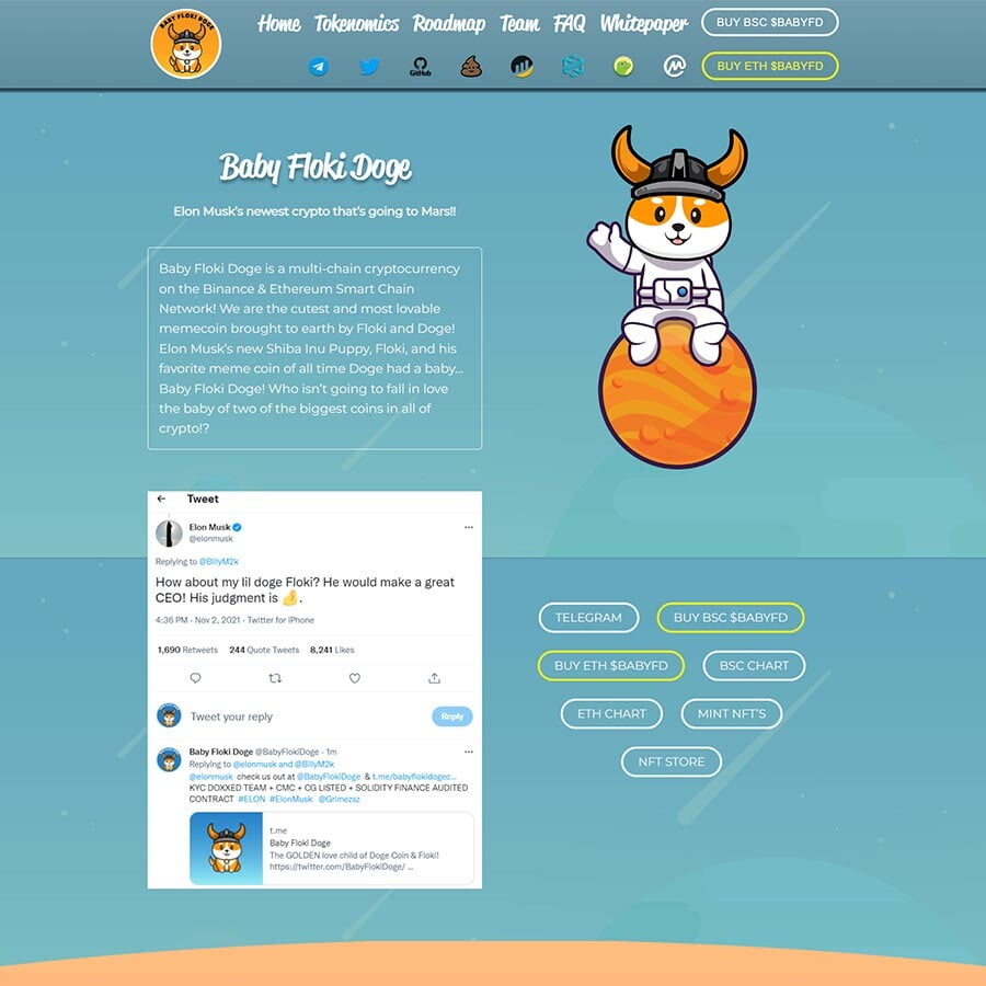 Landing Page Giới Thiệu Altcoin Crypto