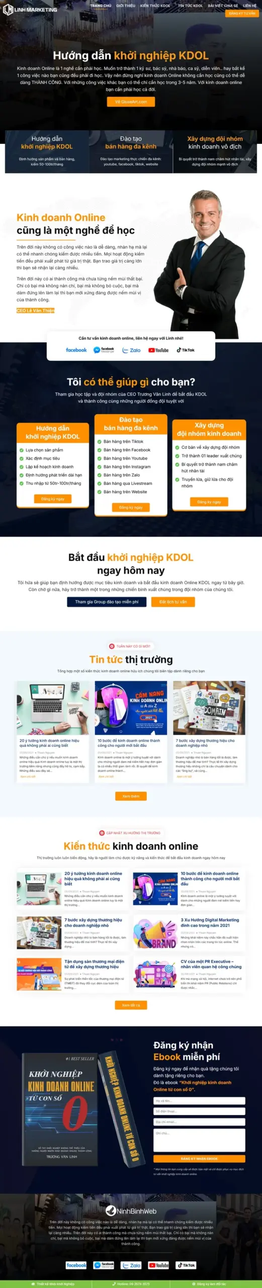 Landing Page Giới Thiệu Cá Nhân