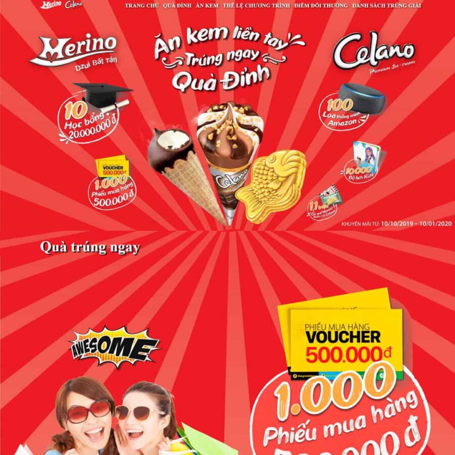 Landing Page Giới Thiệu Chương Trình Đổi Thưởng Sản Phẩm