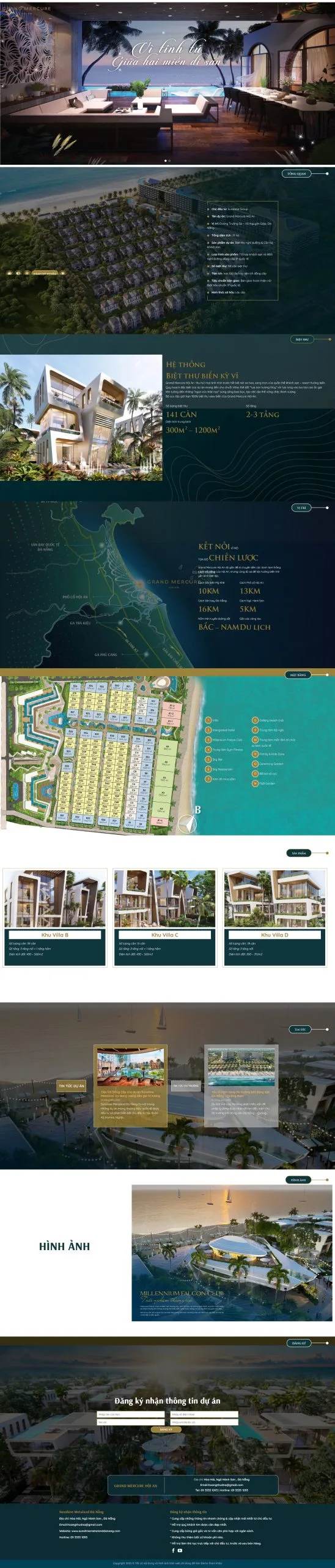 Landing Page Giới Thiệu Dự Án Bds 58