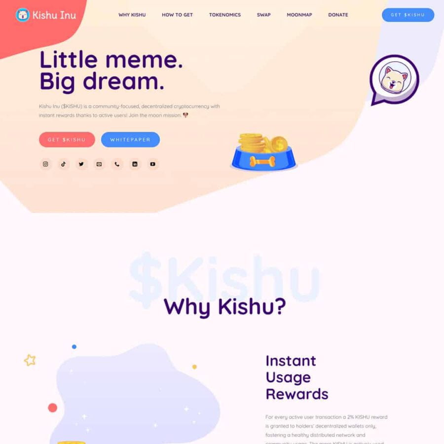 Landing Page Giới Thiệu Tiền Điện Tử 02