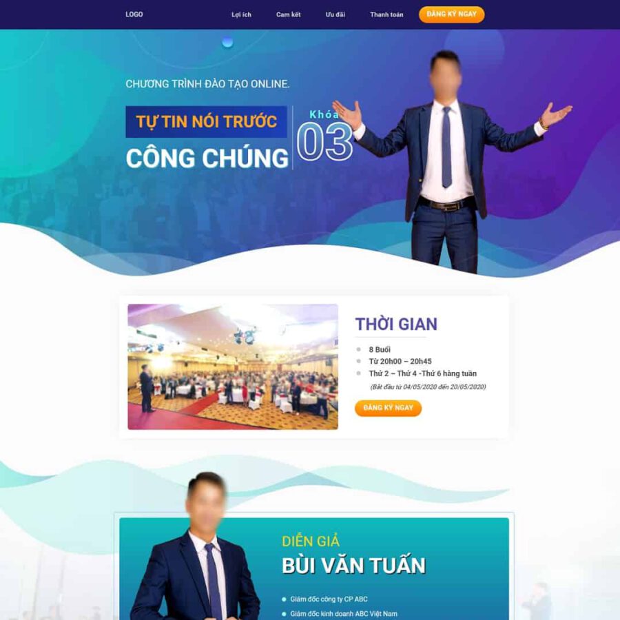 Landing Page Khóa Học Giao Tiếp