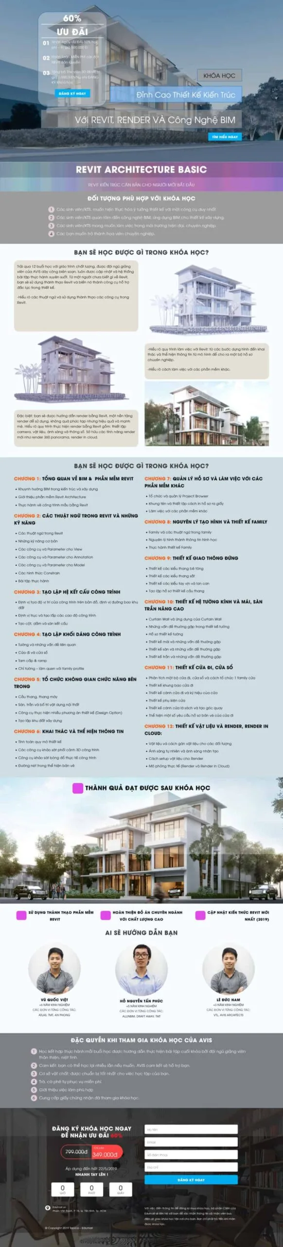 Landing Page Khóa Học