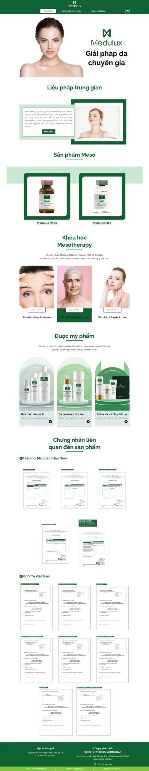 Landing Page Mỹ Phẩm 2