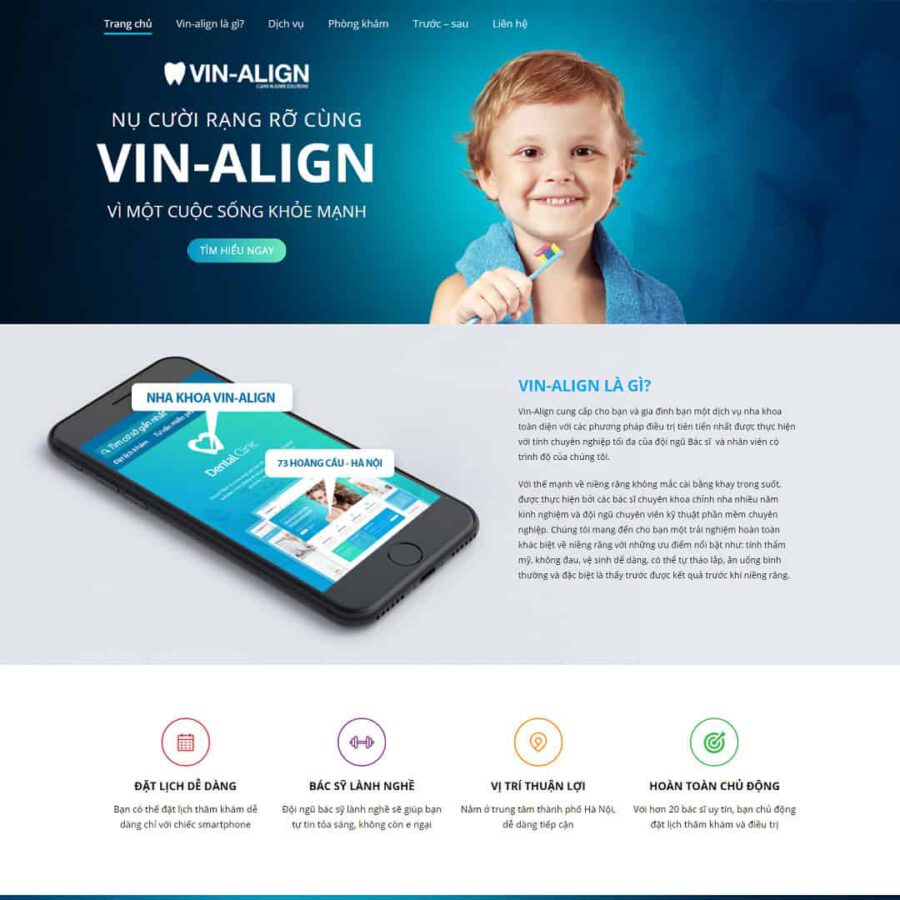 Landing Page Nha Khoa