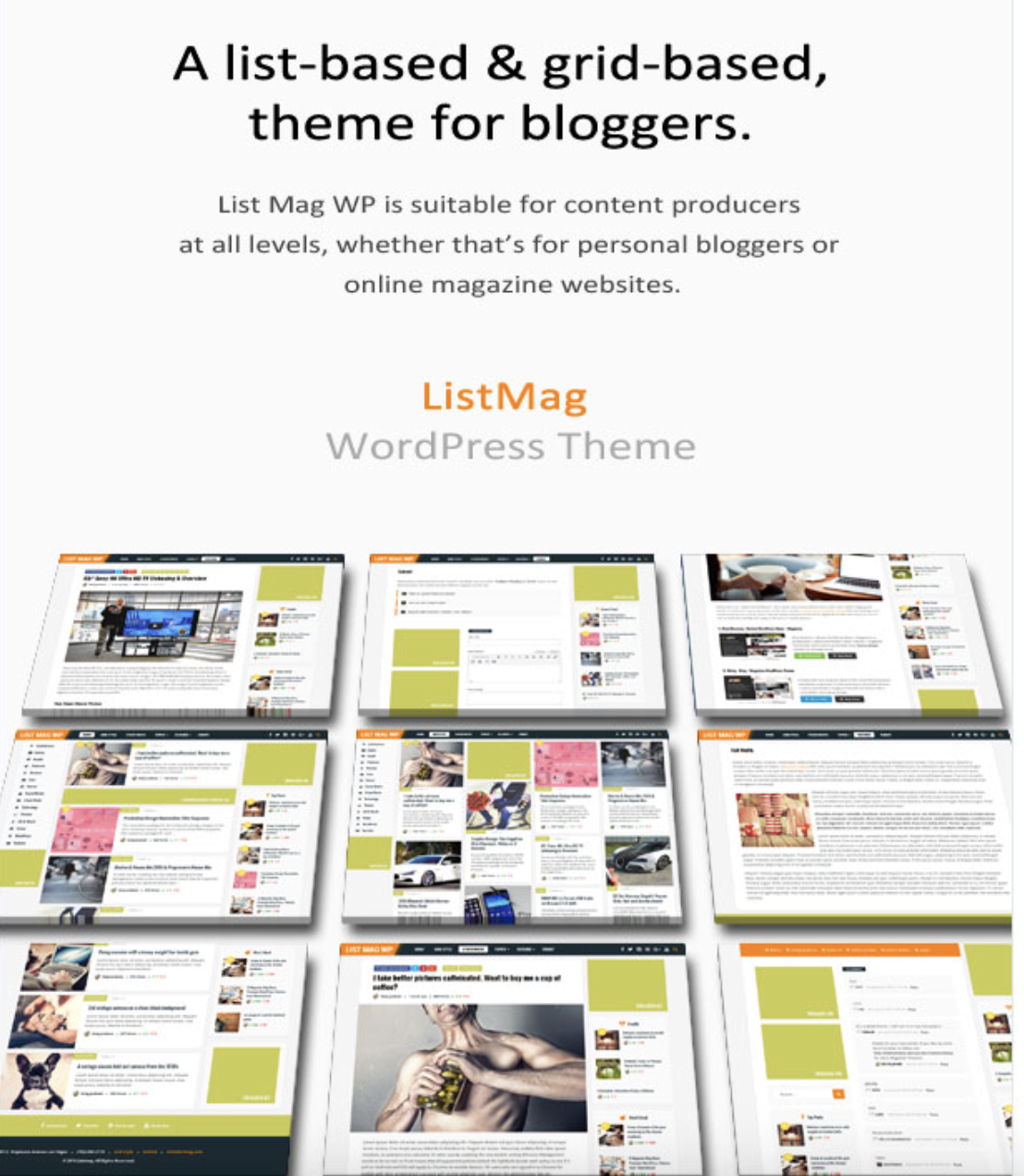 List Mag WP A Responsive Blog Theme