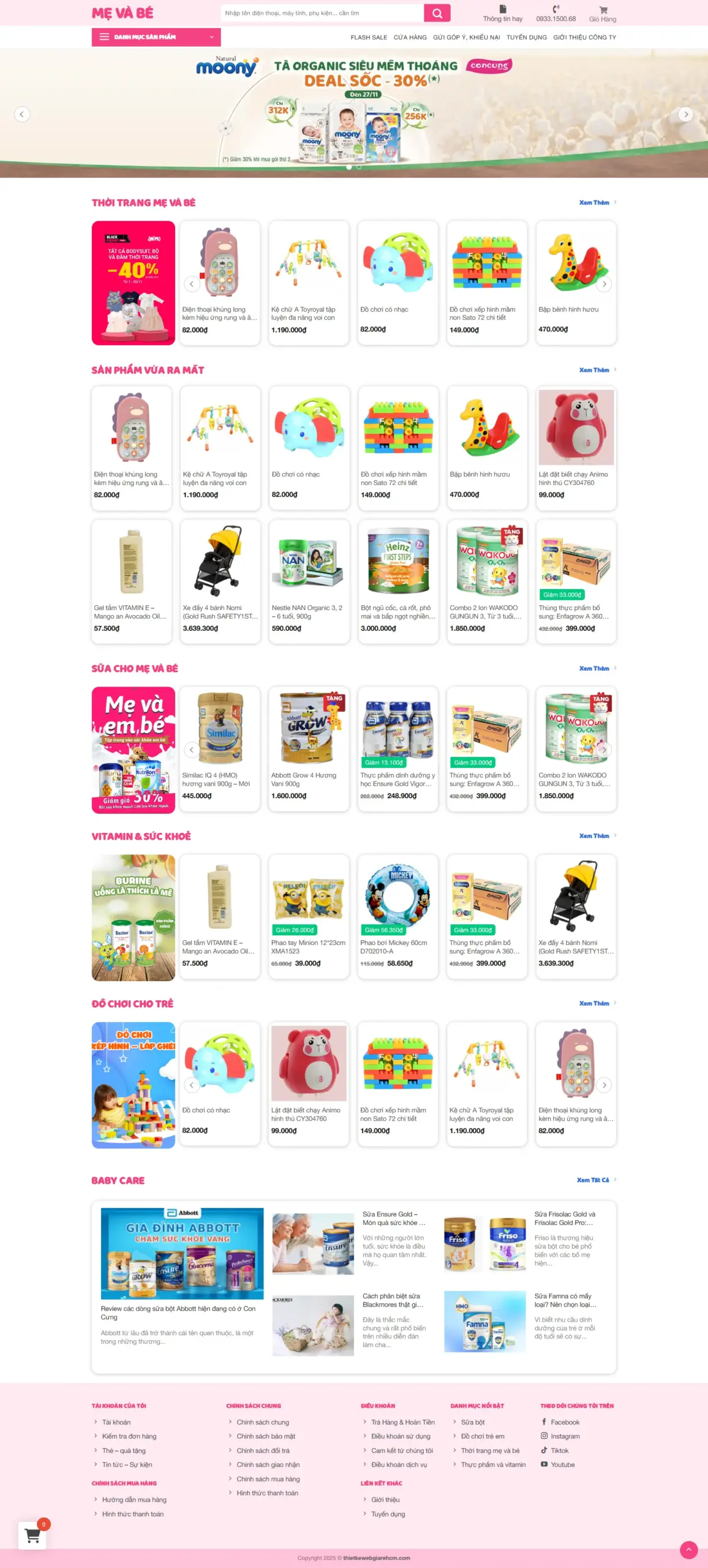 Mẹ Và Bé Giá Rẻ Mới Nhất Chuẩn SEO