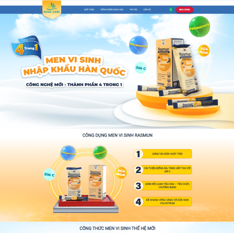 Men Vi Sinh Tiêu Hóa Đường Ruột